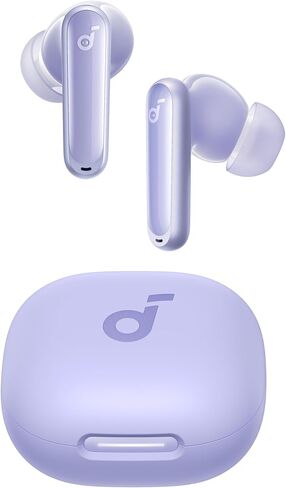 Soundcore P40i، سماعات أذن لاسلكية لإلغاء الضوضاء، إلغاء الضوضاء التكيفي مع البيئات، صوت جهير ثقيل، وقت تشغيل 60 ساعة، حافظة 2 في 1 وحامل هاتف، IPX5، شحن لاسلكي، بلوتوث 5.3 (متجدد) in Saudi Arabia