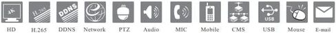 تيتانيوم ED8216H5-FN 16 قناة 8 ميجابكسل 4K TVI/AHD/CVI 96 ميجابت في الثانية DVR H.265 SATA× 2، حتى 10 تيرابايت لكل محرك أقراص ثابتة؛ إي ساتا × 1 in Saudi Arabia
