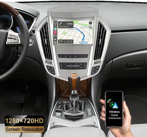 ASURE 9 بوصة راديو ستيريو للسيارة وحدة ملاحة GPS لكاديلاك SRX 2010 2011 2012،4 Core 2GB+32GB Android مع Carplay اللاسلكي، Android Auto، SWC، 1280x720 مشغل وسائط متعددة بشاشة تعمل باللمس in Kuwait