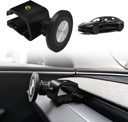 BestEvMod Dashboard Car 1/4 Screw Mount Phone Holder Tablet Mag Safe Compatible with 2024 Refreshed Tesla Model 3 Highland fits for All Phones & Android 360° Adjustable (17mm Ball Joint Only) in Saudi Arabia