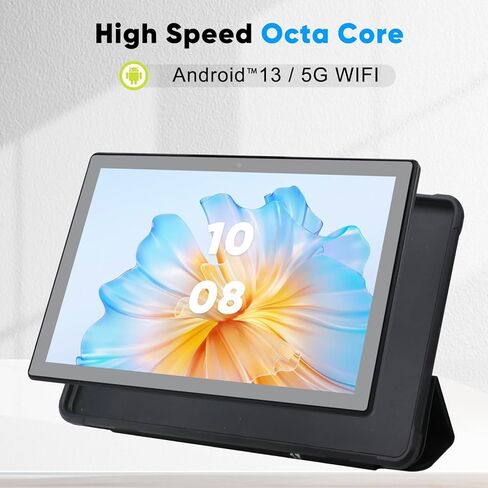 تابلت 10 بوصة Android 13 Google Tablets للبالغين 8 جيجابايت (4+4) 64 جيجابايت 1 تيرابايت قابل للتوسيع، 10.1 كمبيوتر لوحي Android مع 5G WiFi 6 كمبيوتر لوحي 10+ بوصة، GMS Tablet IPS شاشة تعمل باللمس كاميرا مزدوجة حافظة معدنية in Kuwait