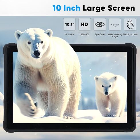 تابلت 10 بوصة Android 13 Google Tablets للبالغين 8 جيجابايت (4+4) 64 جيجابايت 1 تيرابايت قابل للتوسيع، 10.1 كمبيوتر لوحي Android مع 5G WiFi 6 كمبيوتر لوحي 10+ بوصة، GMS Tablet IPS شاشة تعمل باللمس كاميرا مزدوجة حافظة معدنية in Kuwait