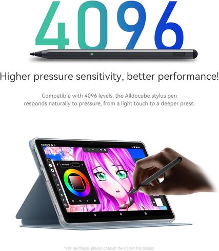 قلم ALLDOCUBE iPlay 60 4096 عالي الدقة لشاشات اللمس والأجهزة اللوحية والهواتف الذكية، قلم شاشة سعوي عالمي مع مؤشر العمل in Kuwait