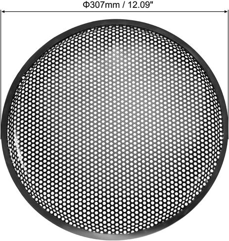 uxcell 2pcs 12" Speaker Waffle Grill Metal Mesh Subwoofer Guard Protector Cover with Clips,Screws in Saudi Arabia