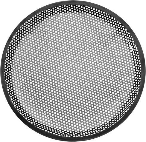 uxcell 2pcs 12" Speaker Waffle Grill Metal Mesh Subwoofer Guard Protector Cover with Clips,Screws in Saudi Arabia