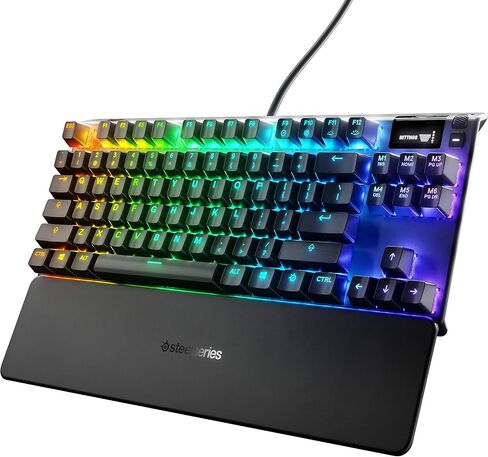 لوحة مفاتيح الألعاب SteelSeries Apex 7 مع شاشة OLED الذكية (متجددة) in Saudi Arabia