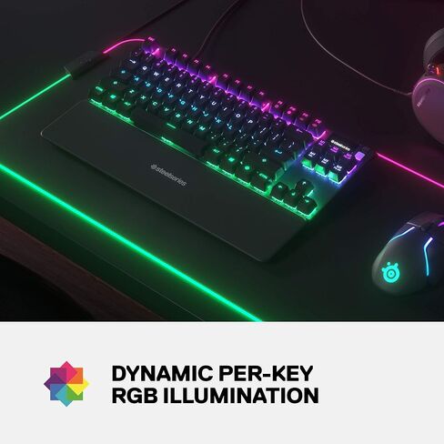 لوحة مفاتيح الألعاب SteelSeries Apex 7 مع شاشة OLED الذكية (متجددة) in Saudi Arabia