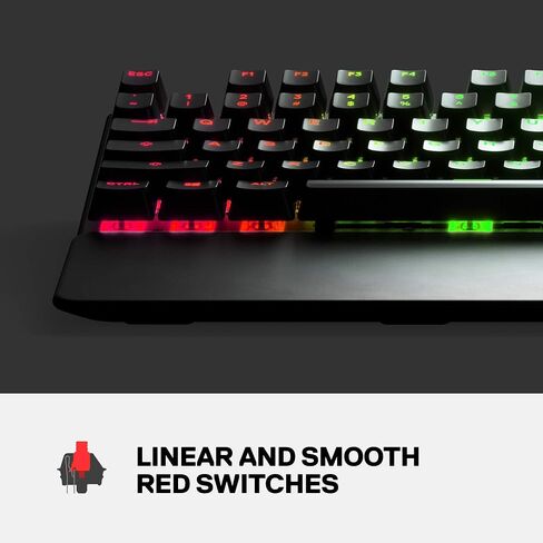 لوحة مفاتيح الألعاب SteelSeries Apex 7 مع شاشة OLED الذكية (متجددة) in Saudi Arabia