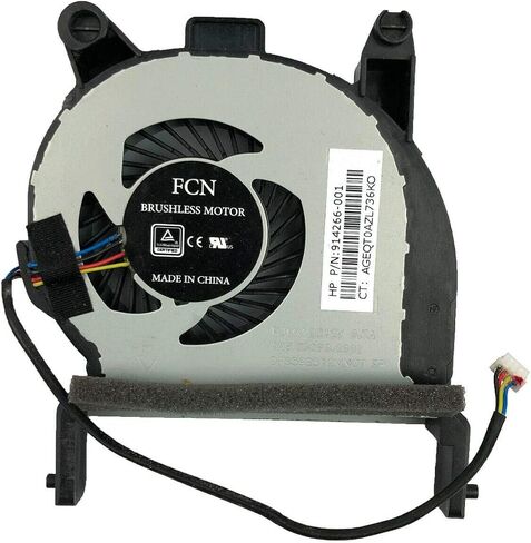 مروحة تبريد وحدة المعالجة المركزية الجديدة لجهاز HP ProDesk Mini 600 G3 400 G3، P/N: BUC0712HB-00 914266-001 4 Pin USA in Saudi Arabia