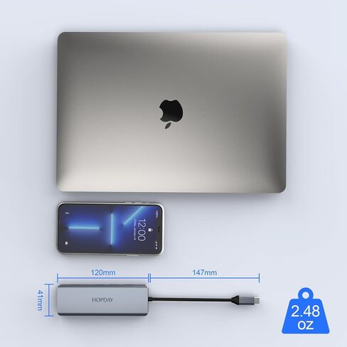 9 Ports USB C Hub Adapter, USB C Docking Station, Multiport Dock Triple Monitor USB 3.0 Hub with 2 HDMI,VGA, for Surface Pro, Laptop hub, Tablet - 5Gbps USB A,100W PD,SD/TF Card Reader in Saudi Arabia