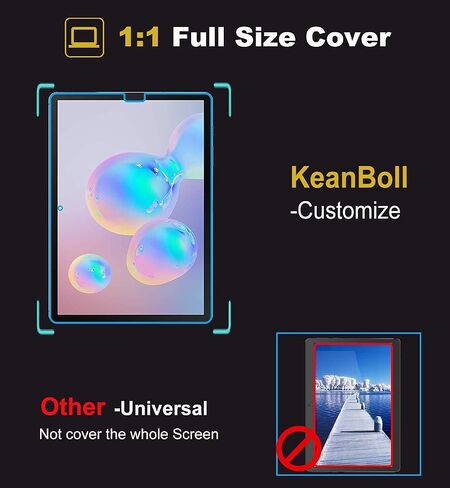 عبوة من 3 قطع من KEANBOLL مصممة لجهاز Samsung Galaxy Tab A 8.4 بوصة (2020) واقي شاشة مضاد للوهج ودرع مضاد لبصمات الأصابع (غير لامع). يساعد على تقليل التعب لعينيك. فيلم مضاد للوهج مضاد لبصمات الأصابع in Saudi Arabia