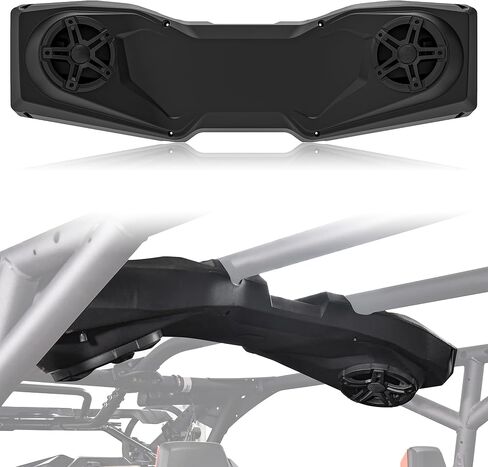 SAUTVS Overhead Central Speaker Panels for Can-Am Maverick X3 MAX, Overhead Speakers Pods Enclosures Kit for Can Am Maverick X3 MAX 2017-2024 Accessories (Replace #715004748) in Saudi Arabia