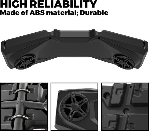 SAUTVS Overhead Central Speaker Panels for Can-Am Maverick X3 MAX, Overhead Speakers Pods Enclosures Kit for Can Am Maverick X3 MAX 2017-2024 Accessories (Replace #715004748) in Saudi Arabia