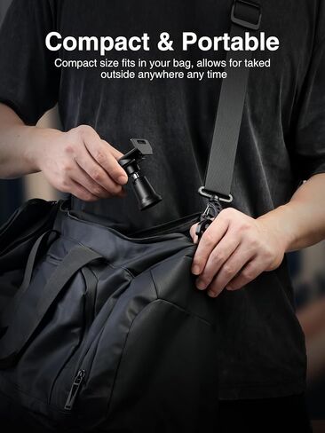 حامل هاتف مغناطيسي من Elitehood Gym، حامل هاتف مغناطيسي يدور 360 درجة لصالة الألعاب الرياضية، حامل هاتف بقاعدة مغناطيسية شديدة التحمل متصل بسطح الحديد، متوافق مع جميع الهواتف المحمولة in Kuwait