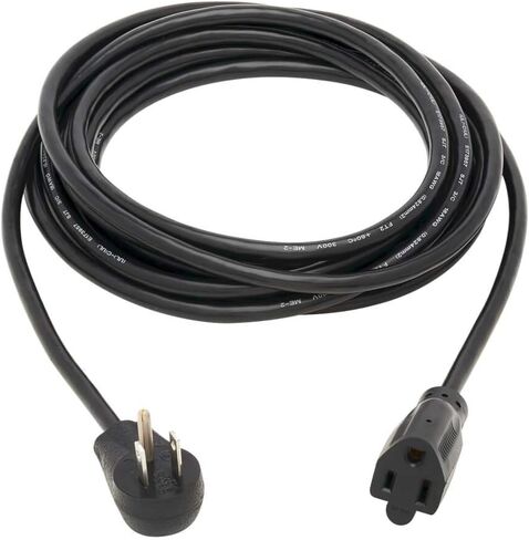 تريب لايت سلك تمديد الطاقة الزاوية اليمنى 5-15P إلى 5-15R 18AWG 10A 15ft (P022-015-15D) in Kuwait