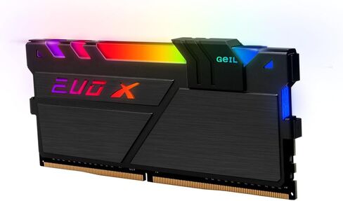 ذاكرة الوصول العشوائي GeIL EVO X II DDR4، 16 جيجابايت (8 جيجابايت × 2) 3600 ميجاهرتز 1.35 فولت XMP2.0، متوافقة مع Intel/AMD، ذاكرة سطح المكتب عالية السرعة DIMM طويلة، إنشاء محتوى للألعاب/الوسائط المتعددة/بث مباشر عالي الجودة in Kuwait