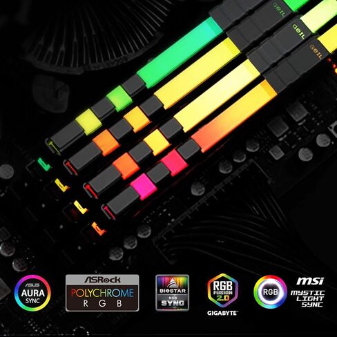 ذاكرة الوصول العشوائي GeIL EVO X II DDR4، 16 جيجابايت (8 جيجابايت × 2) 3600 ميجاهرتز 1.35 فولت XMP2.0، متوافقة مع Intel/AMD، ذاكرة سطح المكتب عالية السرعة DIMM طويلة، إنشاء محتوى للألعاب/الوسائط المتعددة/بث مباشر عالي الجودة in Kuwait