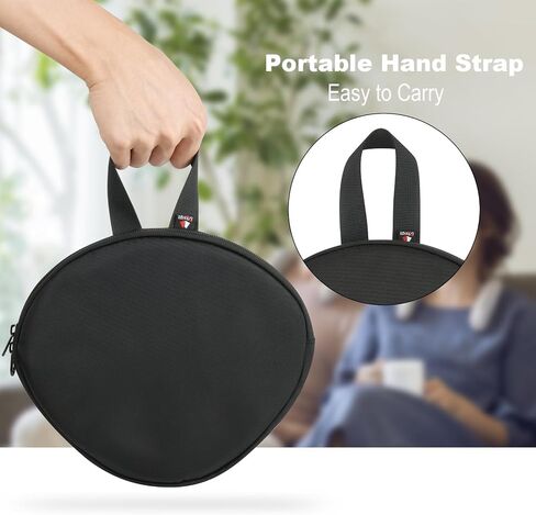 TXEsign Travel Carrying Case for Monster Boomerang Neckband Bluetooth Speaker, Protective Cover Handle Carrying Organizer Storage Cover Bag in Saudi Arabia
