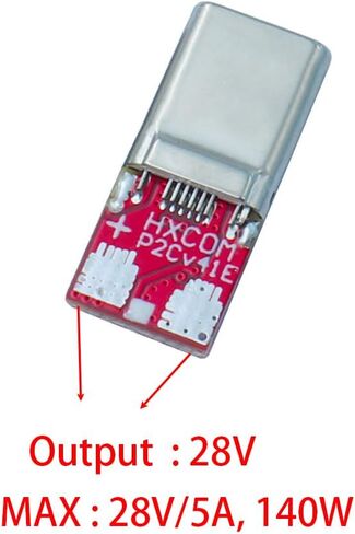 3 قطعة USB-C PD3.1 QC الزناد 28V5A 140 واط تيار مستمر قابل للتعديل الجهد وحدة الطاقة نوع-C ذكر المدخلات in Kuwait