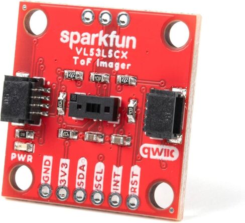 SparkFun Qwiic ToF Imager -VL53L5CX- قياسات المسافة متعددة المناطق - ما يصل إلى 8 × 8 مناطق مع نطاق رؤية قطري 63 درجة - رسم خرائط ثلاثي الأبعاد للغرفة - اكتشاف العوائق - التعرف على الإيماءات - إنترنت الأشياء - التركيز التلقائي بمساعدة الليزر AR / VR in Saudi Arabia