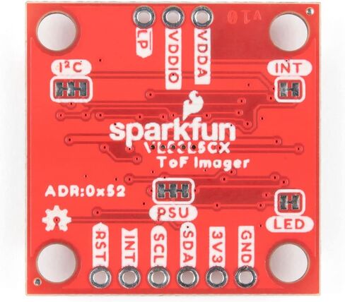 SparkFun Qwiic ToF Imager -VL53L5CX- قياسات المسافة متعددة المناطق - ما يصل إلى 8 × 8 مناطق مع نطاق رؤية قطري 63 درجة - رسم خرائط ثلاثي الأبعاد للغرفة - اكتشاف العوائق - التعرف على الإيماءات - إنترنت الأشياء - التركيز التلقائي بمساعدة الليزر AR / VR in Saudi Arabia