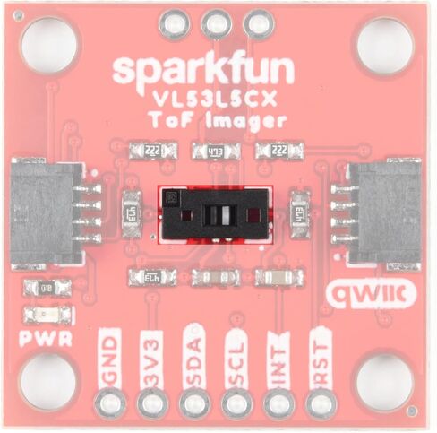 SparkFun Qwiic ToF Imager -VL53L5CX- قياسات المسافة متعددة المناطق - ما يصل إلى 8 × 8 مناطق مع نطاق رؤية قطري 63 درجة - رسم خرائط ثلاثي الأبعاد للغرفة - اكتشاف العوائق - التعرف على الإيماءات - إنترنت الأشياء - التركيز التلقائي بمساعدة الليزر AR / VR in Saudi Arabia