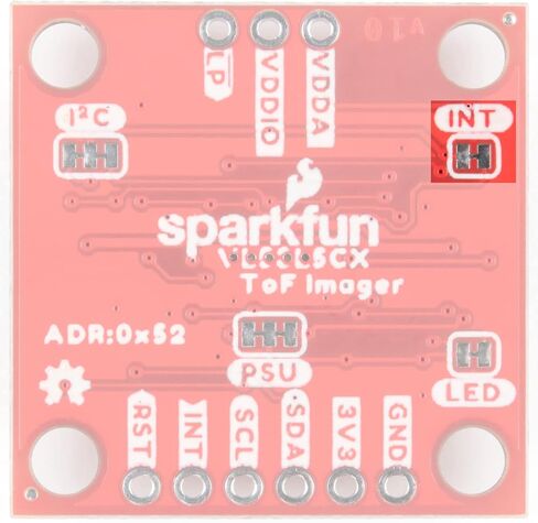 SparkFun Qwiic ToF Imager -VL53L5CX- قياسات المسافة متعددة المناطق - ما يصل إلى 8 × 8 مناطق مع نطاق رؤية قطري 63 درجة - رسم خرائط ثلاثي الأبعاد للغرفة - اكتشاف العوائق - التعرف على الإيماءات - إنترنت الأشياء - التركيز التلقائي بمساعدة الليزر AR / VR in Saudi Arabia