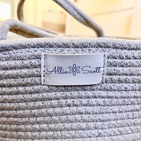Pink Cotton Rope Basket For Nursery and Baby Item Storage in Saudi Arabia