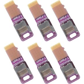 Micro SD Card Extension Board 3D Printer External Micro SD Card Car Navigation Memory Card Male to Female Extension Cable Wear Resistant pcb Board (6 pcs)