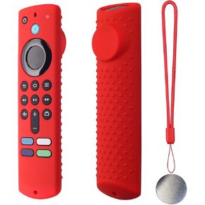 Silicone Remote Cover for Fire TV Stick 3rd Gen 2021 /Fire TV Stick 4k Max Silicone Case Anti-Slip Silicone Protective Case Silicone Sleeve with Magnetic tech(Glow Green)