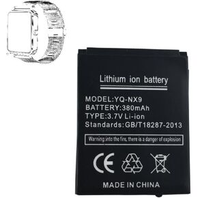z60 Smart Watch Replacement Battery with 380MAH Capacity