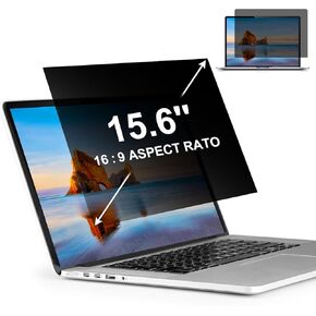 LILIONGTH 15.6 inch 16:9 Laptop Privacy Screen Protector, Privacy Filter Screen Protector for 15.6" Laptops, Anti Peek and Glare Privacy Screen Protector for HP, Dell, ASUS