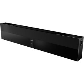 BARSKA Edge Plug-and-Play Sound Deck XT-200, with 3D Audio Technology, Enhanced Design, Bluetooth Connection, and High Fidelity Sound, One Cable to the TV and One to the Wall, Black