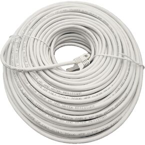 200 Feet CAT6A Industrial Outdoor-Rated Shielded Ethernet (26 AWG) Cable-White (E09-200W-OUT)