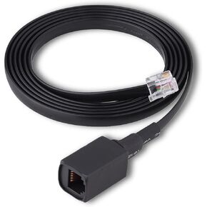 1.5M 6-Pin Removable Separation Handheld Mic Extension Cable Cord for Yaesu Radio Walkie Talkie