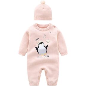 Vivobiniya Baby knit Long sleeve Romber Toddler Girl Jumpsuits Infant boy one piece Clothes Kids coat