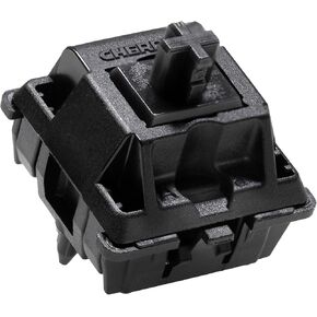 KPREPUBLIC Cherry MX Hyperglide Switch Black switch for Gaming Mechanical Keyboard 60g 5pin Linear Switch MX1A-11NW-1 (Cherry HyperGlide Black Switch x70)