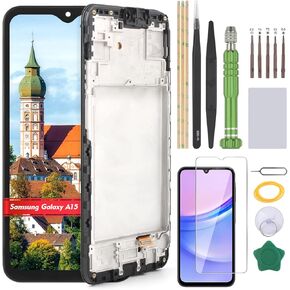 Screen for Samsung Galaxy A15 5G LCD Display Replacement for Samsung Galaxy A156U OLED Touch Screen Digitizer Assembly