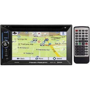 Power Acoustik PDN-623B 6.2" CD DVD GPS Bluetooth USB AUX Navigation 300W Radio