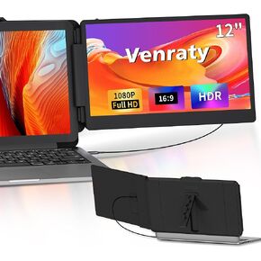 Laptop Screen Extender,14" Inch FHD 1080P IPS Portable Monitor for Laptop, Dual Screen Monitor for Laptop 13"-17.3", Laptop Monitor Extender with USB-C/HDMI Port for Mac, Wins, Android, Dex