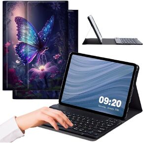 for Samsung Galaxy Tab A7 Lite Case with Keyboard, Strong Magnetic Sealing Leather Cover Detachable Wireless Keyboard for Samsung A7 Lite 8.7[SM-T220/T225/T227]