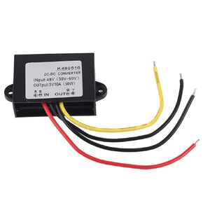 Buck Converter, DC DC 12V/24V/36V/48V to 5V 10A Buck Converter Step Down Power Module