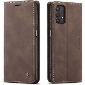 Kowauri Flip Case for Galaxy A32 5G [NOT Compatible with Galaxy A32 4G],Leather Wallet Case Classic Design with Card Slot and Magnetic Closure Flip Fold Case for Samsung Galaxy A32 5G (Black)