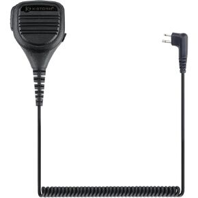 Walkie Talkie Handheld Speaker Mic, Shoulder Speaker Mic Compatible with 2 pin Motorola Two Way Radio