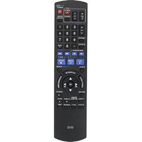 New N2QAYB000197 Replace Remote Fit for Panasonic DVD Recorder DMR-EZ48V DMR-EZ485V DMR-EZ48 DMR-EZ485 DMR-EZ48VK DMR-EZ485VK