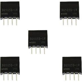 5PCS B0505S-1W DC-DC 5V Power Supply Module 4 Pin Isolated converter