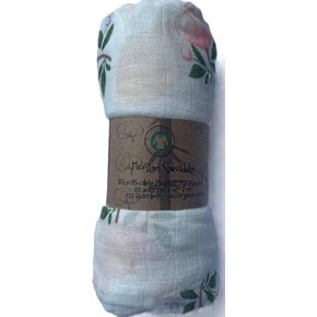Muslin Swaddle Breathable Multi-Use Blanket, 120 x 120 cm, 47" x 47", 70% Bamboo + 30% Organic Cotton, for Baby Infant Newborn Boys Girls Swaddling Receiving Blanket Wraps. (COLORFUL, STARS)