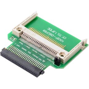 cablecc CF Compact Flash Memory Card to 1.8 Inch 50pin IDE Hard Drive SSD Converter Adapter