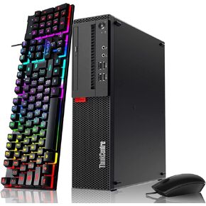 Lenovo ThinkCentre M910S SFF Desktop Computer Intel Quad Core i5-6500 up to 3.6GHz 16G DDR4 RAM 1TB SSD, RGB Keyboard & Mouse, Wi-Fi, Bluetooth, DP, VGA, Windows 10 Pro 64 bit (Renewed)