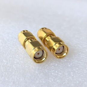 BECEN Adapter RP SMA Male - Connector RP SMA-J to RP SMA-J (2 Pack)